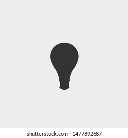 bulb vector icon illustration design grey background