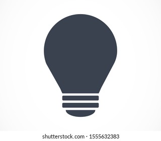  bulb vector icon. light bulb icon idea. light bulb for light icon. idea light bulb icon. 10 eps. Lorem Ipsum.