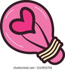 bombilla Ilustración vectorial sobre un fondo transparente.Símbolos de calidad superior.Icono plano de línea vectorial para el diseño de concepto y gráfico.
