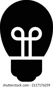 bulb Vector illustration on a transparent background. Premium quality symbols. Glyphs  vector icon for concept and graphic design.