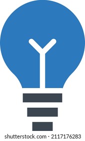 bulb Vector illustration on a transparent background. Premium quality symbols. Glyphs  vector icon for concept and graphic design.