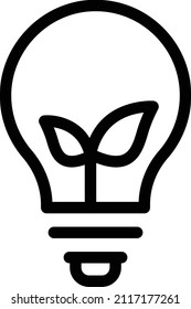 bulb Vector illustration on a transparent background. Premium quality symbols. Stroke  vector icon for concept and graphic design.