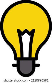 bulb Vector illustration on a transparent background. Premium quality symbols. Stroke  vector icon for concept and graphic design.