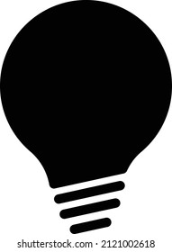 bulb Vector illustration on a transparent background. Premium quality symbols. Glyphs  vector icon for concept and graphic design.