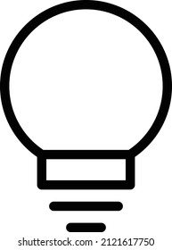 bulb Vector illustration on a transparent background. Premium quality symbols. Stroke  vector icon for concept and graphic design.