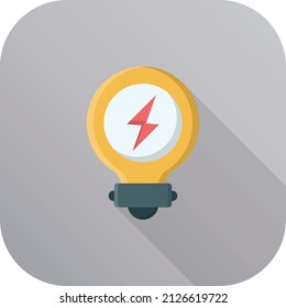 bulb Vector illustration on a transparent background.Premium quality symmbols.Vector line flat icon for concept and graphic design.
