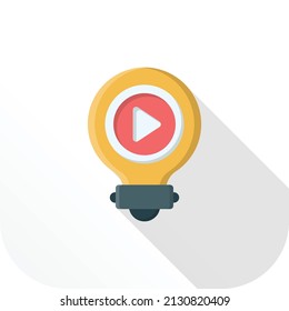 bulb Vector illustration on a transparent background.Premium quality symmbols.Vector line flat icon for concept and graphic design.
