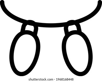 bulb vector thin line icon