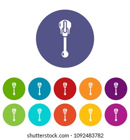 Bulb zip icon. Simple illustration of bulb zip vector icon for web