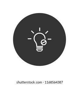 Bulb/lamp/light icon Illustration