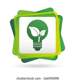 bulbs design over white background vector illustration