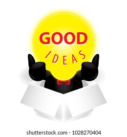 Bulbs Head Think out of The Box