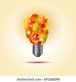 Bulbs and leaves