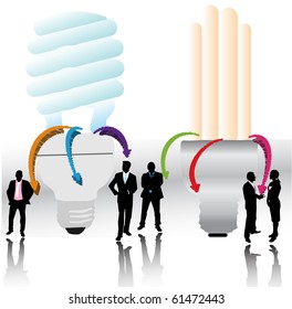 Bulbs and people
