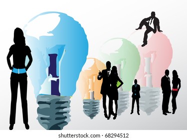 Bulbs and people