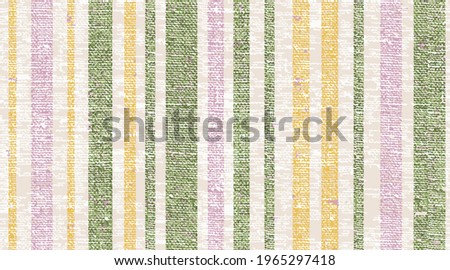 Buldan spring fabric textures natural tones stripe seamless pattern in vector.Cute striped pattern in Seamless vintage doodle print for textile. 