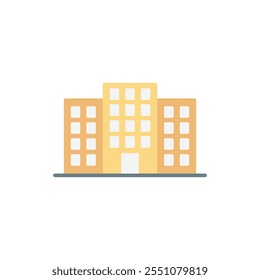 Ícone do edifício. Vetor de ícone editável