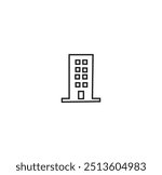 bulding line art vector desing
