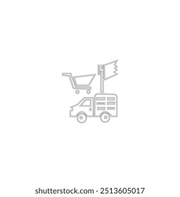 bulding line art vector desing
