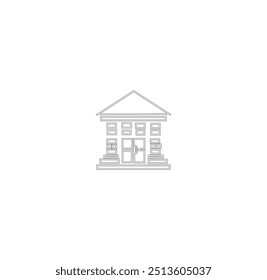 design de vetor de arte de linha de construção
