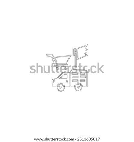 bulding line art vector desing
