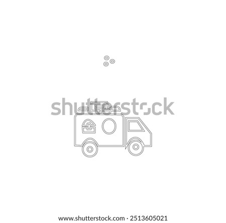 bulding line art vector desing

