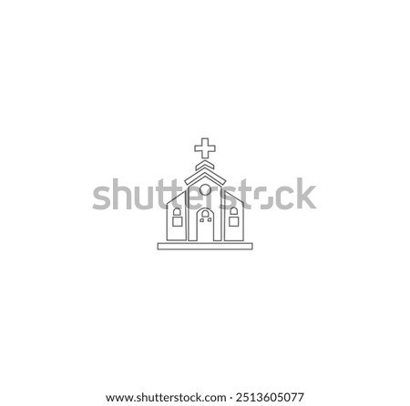 bulding line art vector desing
