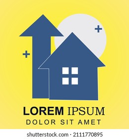 casa y propiedad del logotipo del edificio 