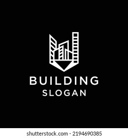 Bulding logo icon vector image