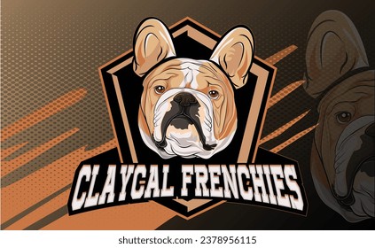 buldog logo design emblem style