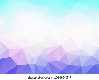 bule purple color geometric mosaic background