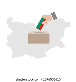 Bulgaria Ballot Box Vector Work