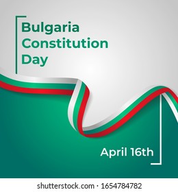 Bulgaria Constitution Day Vector Template Design Illustration