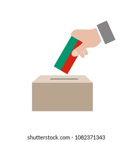 Bulgaria Elections Vote Box Vector Work