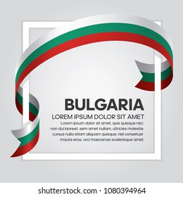 Bulgaria flag background