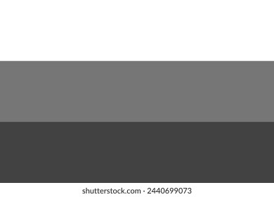 Bulgaria flag - greyscale monochrome vector illustration. Flag in black and white