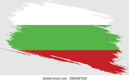Bulgaria flag with grunge texture