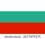 Bulgaria flag icon. Bulgaria national flag. Vector illustration.