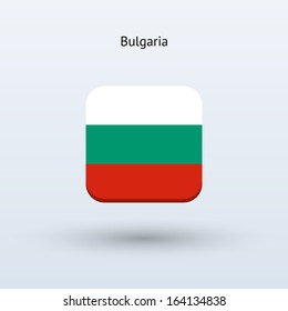 Bulgaria flag icon. Vector illustration.