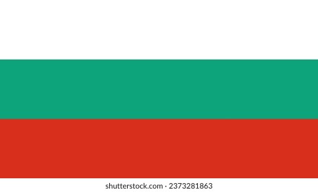 Bulgaria Flag. National Bulgaria flag. Flag of Bulgaria. Flag of Bulgaria Vector graphics