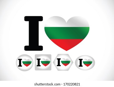 Bulgaria flag themes idea design