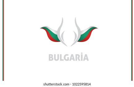bulgaria flag and tulip