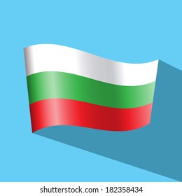 bulgaria flag vector icon
