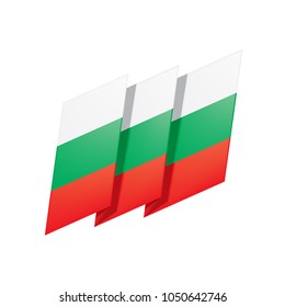 Bulgaria flag, vector illustration