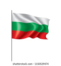 Bulgaria flag, vector illustration