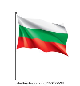 Bulgaria flag, vector illustration
