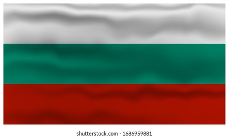 Bulgaria Flag in Vector Illustration
