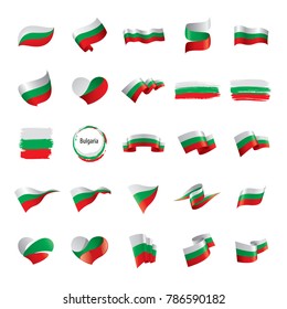 Bulgaria flag, vector illustration