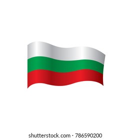 Bulgaria flag, vector illustration