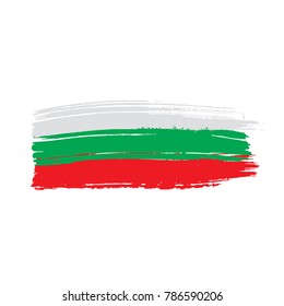 Bulgaria flag, vector illustration